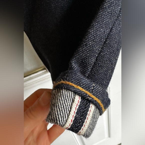 Levi’s vintage clothing 1954 501z 32x30 raw selvedge denim jeans - Picture 4 of 8